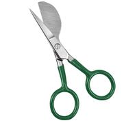 Ciseaux à bec - Ciseaux à tapis - Poignée incurvée - Robuste | Coupe pour couper, coudre, broder, tapis, appliques, travail, dégradé, couture, bords tranchants, ergonomique