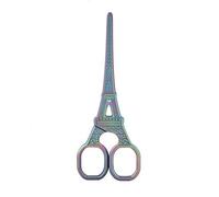 Ciseaux à broder en acier inoxydable en forme de Eiffel - Outil de broderie, de bricolage, de bricolage
