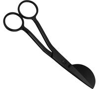 Ciseaux à broder en plastique avec lame en forme de patte de canard, pour la confection de nourriture artisanale et la broderie, 15 cm, noir