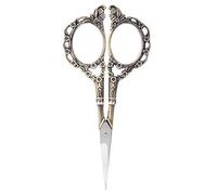 Ciseaux à Broder Vintage en Acier Inoxydable, Ciseaux de Précision avec Pointe Tranche, Petits Ciseaux de Couture pour Travaux d'Artisanat et DIY - Bronze