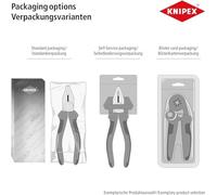 Ciseaux à câble Knipex, à double tranchant, brunis, avec revêtement en plastique, 200 mm, référence 95 11 200
