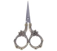 Ciseaux à fleurs Vintage, Style européen pour broderie, bricolage artisanal (Bronze)