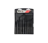 Yato Jeu de burins et poinçons YT-4714 - 12 pièces CrV