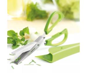 Ciseaux à Herbes à 5 Lames et effeuilleur MASTRAD Vert SC