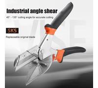 Ciseaux à onglets réglables, goulotte tranchante, plastique, ciseaux à onglets multi-angle, 2 sphpopularité pour couper le bois, PVC, 45-135 °