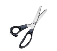 Ciseaux à tissu dentelés en acier inoxydable - Outils de coupe confortables | Ciseaux à tissu dentelés pour travaux manuels, ruban, dentelle, cuir, tissu, matelassage, tampons, enfile-aiguilles, mode
