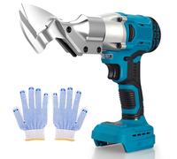 Ciseaux à tôle sans fil compatibles avec Makita 18 V, ciseaux électriques sans balais pour couper l'acier, la tôle, les tapis, le tissu, le cuir, le papier (sans batterie)