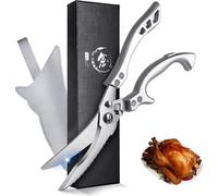 Ciseaux à volaille 100% acier inoxydable Ciseaux de cuisine professionnels Poulet Viande Poisson Légumes