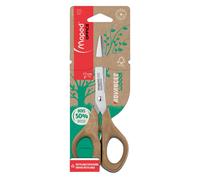 Maped Ciseaux ADVANCED WOOD 17 cm – lames acier inox, poignées 50% poudre de bois, symétriques