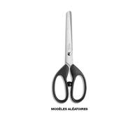 Ciseaux - Bouts ronds - 17cm - Ergonomique - Droitier - Lames acier - Pour le bureau
