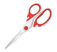 Ciseaux Candy Wonday droitiers bout pointus 21 cm bicolores - rouge