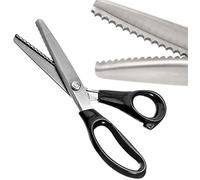Ciseaux crantés dentelés à bords festonnés, ciseaux de tailleur multifonction en acier inoxydable, ciseaux de tailleur professionnels en zigzag, couture de papier, vêtements, tissu pour la maison