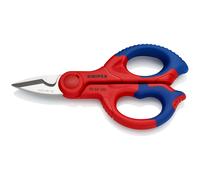 Knipex Ciseaux d'électricien 155 mm 9505155SB – Gainage bi-matière, Tranchant inox