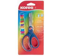 Kores – Ciseaux de sécurité Softgrip 13 cm – poignée souple, pointe émoussée – lot 1