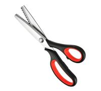 Ciseaux de Coupe Crantée en Acier Poignée Confort Anti-usure | Dentelés pour Coupe de Tissu pour Vêtements Tapis Carton Ourlets Matelassage Femmes et Hommes Tailleur