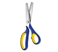 Ciseaux de Coupe de Tissu Ciseaux Cranteurs Portables Confortables en Acier | outil en métal pour couture de vêtements et loisirs créatifs pour vêtements tapis cuir ourlets matelassage