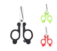 Ciseaux De Coupe Utiles Multicolores, Pinces À Coudre, Fil À Broder, En Acier Inoxydable, Pliants, 1 Pièce