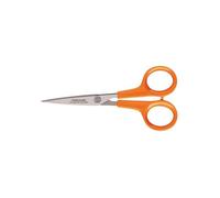 Fiskars Ciseaux de travail manuel Classic – 13 cm, ambidextres, lame acier inoxydable, orange