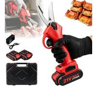 Ciseaux de cuisine électriques sans fil,ciseaux à os de volaille robustes | Avec 2 piles de 2000mAh, diamètre de coupe maximum de 0 à 50 mm, for la dinde, le poisson, le canard