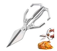 Ciseaux De Cuisine - Multifunctional Heavy-Duty Kitchen Shears En Acier Inoxydable Avec Casse-noix | 2 En 1 Ciseaux De Cuisine Multifonctionnels Et Robustes Pour Volaille Poulet Viande Poisson