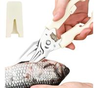 Ciseaux de cuisine | Outil Coupant Robuste Polyvalent En Acier Inoxydable - Ciseaux À Découper Les Os Robustes - Pour Cuisine Intérieure Et Extérieure, Camping, Barbecue, Table Et Maison Culinaire