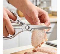 Ciseaux de cuisine robustes en acier inoxydable pour barbecue, poisson, viande et volaille