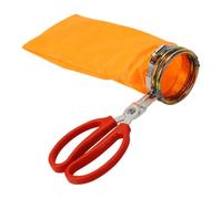 Ciseaux de Récolte de Raisins, Outil de Jardinage en Acier Inoxydable | Compatible Différents Mâts, Évite D’abîmer L’arbre Fruitier, Limite les Chutes, Couleur Orange