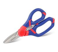 Ciseaux d'electricien et Denudeur de Cable 2 en 1 pour Coupe de Tole en Fer, Fil de Fer, Fil de Cuivre et Denuder Les Cables, Longueur 150mm WORKPRO