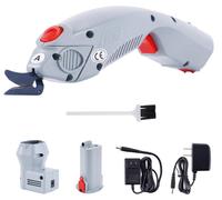 Ciseaux électriques 3,6 V, plage de coupe de 0 à 8 mm, rechargeables, sans fil, pour cuir, plantes en pot, coton, carton, papier