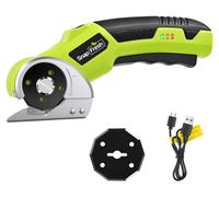 Ciseaux électriques avec deux lames en acier SKS7, éclairage LED, sans fil