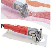 Ciseaux électriques pour moquette, 1500 tr/min, lame à 90° et profondeur de rainure réglable, coupe-tapis à faible bruit pour touffetage et bricolage de tapis