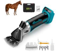 Ciseaux électriques sans fil pour Makita 18 V, 850 W, 2300 tr/min, 6 vitesses, pour raser la laine de fourrure, pour moutons, chèvres et bovins sales (sans batterie)