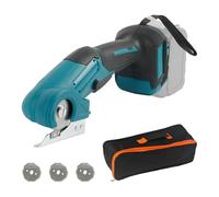 Ciseaux électriques sans fil pour Makita 18 V, coupe-carton électrique sans balais avec 3 lames, verrouillage de sécurité, profondeur de coupe de 6 mm pour tapis, cuir et carton