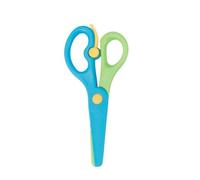 Ciseaux En Plastique À Tête Ronde 13.7x6.3cm, Mini Ciseaux Mignons Et Sûrs Pour Écoliers, Fournitures De Découpe De Papier Pour L'école Maternelle, 1 Pièce