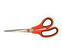 Ciseaux FISCHER DAREX 21 cm lame inox poignées bi-matière pointe Orange et noir