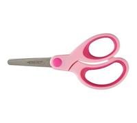 Westcott Ciseaux pour enfants Softgrip, 13 cm, pointe ronde, pour droitiers, rose
