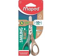 Ciseaux Scolaires - Gauchers - 12 Cm - Ergonomique - Bouts Ronds - Maped - Smiling Planet