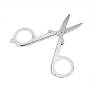 Ciseaux pliants - Ciseaux Pliables Tout Usage | Petit Ciseau Portable, Ciseaux En Acier Inoxydable Avec Porte-clés Pointu Taille Moyenne Couture Ciseaux Artisanat Camping