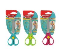 Ciseaux Pour Enfants 13 Cm, Security 3d, Symétriques, Anneaux Ergonomiques, Blister, Miks