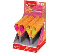 Ciseaux Pulse Soft NEON, 130 mm, présentoir de 24
