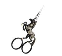 Ciseaux rétro en acier inoxydable avec pointe arrondie, petits ciseaux portables pour travaux manuels de couture domestique, ciseaux artisanaux en acier antirouille