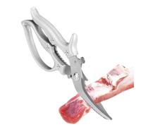 Ciseaux robustes - Ustensiles de cuisine polyvalents en acier inoxydable pour viande, poulet, poisson, volaille, dinde, os, salade, barbecue, traitement alimentaire et à la maison