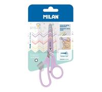 MILAN Ciseaux Basic scolaire - Pastel lilas - Blister