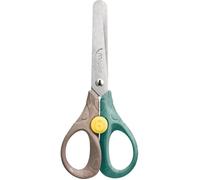 Maped Ciseaux Security Smiling Planet pour enfants – Anneaux 50% fibre de bois FSC – Lame 13 cm inox