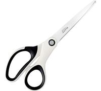 Ciseaux Titane,Droitiers Ou Gauchers (Ambidextre),6,7 X 1,5 X 15 Cm,Fournitures De Bureau,Grip Ergonomique,Gamme Wow,Blanc Nacré