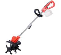 CISSIYOG Motobineuse électrique Compatible avec Makita 21V | pour jardin et pelouse avec profondeur de travail de 22 cm, largeur de travail de 30 cm (Batterie non incluse)
