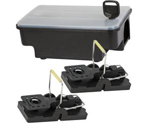 cit Boîte à appâts Jerry LOT - pour souris inclus 2 tapettes à souris Snapper