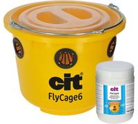 cit Piège à Mouches FlyCage6, Couvercle, 6 grilles, appât