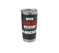 Citation drole Humour france amour Ville Amiens Gobelet isotherme en acier inoxydable double paroi