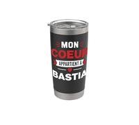 Citation drole Humour france amour Ville bastia Gobelet isotherme en acier inoxydable double paroi